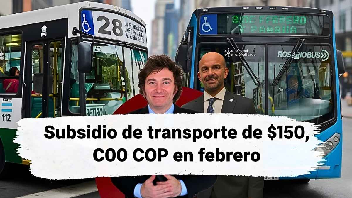 Subsidio de transporte de $150,000 COP en febrero: quién aplica y cómo reclamarlo