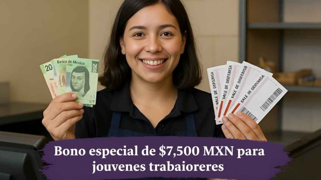 Bono especial de $7,500 MXN para jóvenes trabajadores: inscripciones abiertas hasta el 22 de febrero