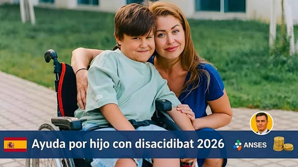 Ayuda por hijo con discapacidad 2026: €150 mensuales, requisitos y fechas de ingreso