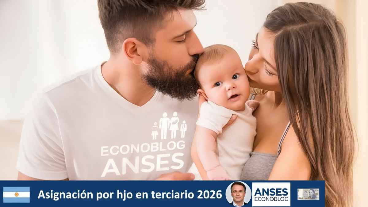 Asignación por hijo en terciario 2026: $25.000 mensuales, requisitos y fechas de cobro